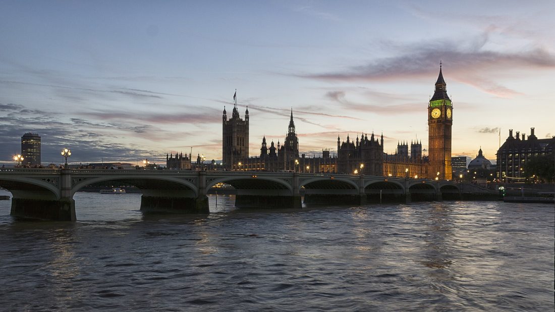 Londra al tramonto
