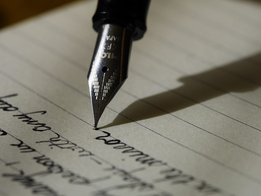 Scrittura a penna